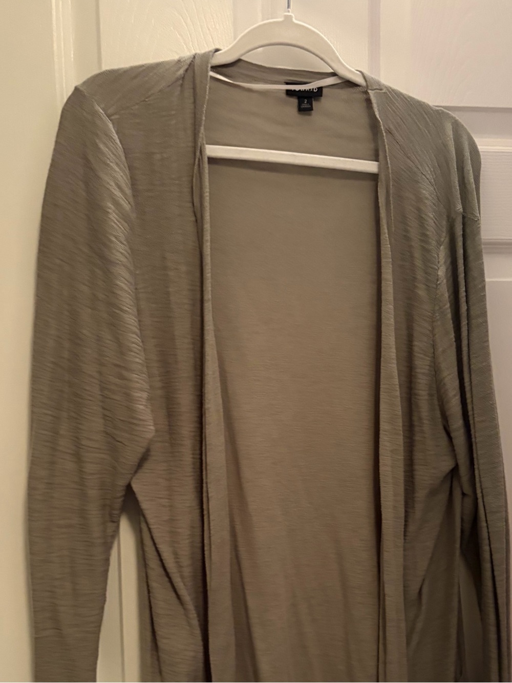 Torrid Sage Slub Knit Boyfriend Open-Front Cardigan - Size 2